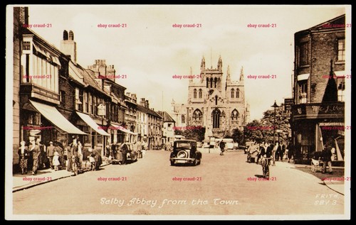 Selby abbey aus der - der, stadt