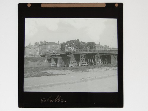 Holzbock brücke selby - brücke,