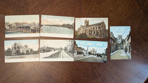 Alte postkarte yorkshire - 7,