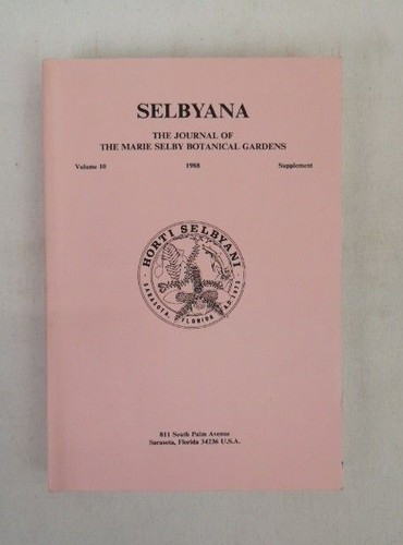 Selbyana the journal - selbyana., of