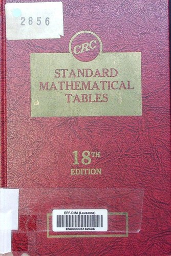 Standard mathematical tables