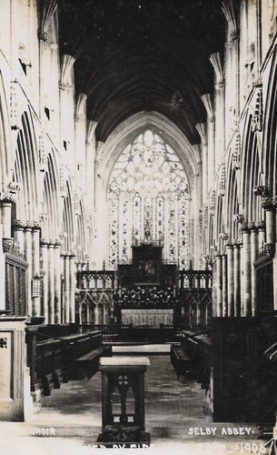 Selby abbey der chor 1906 - chor,